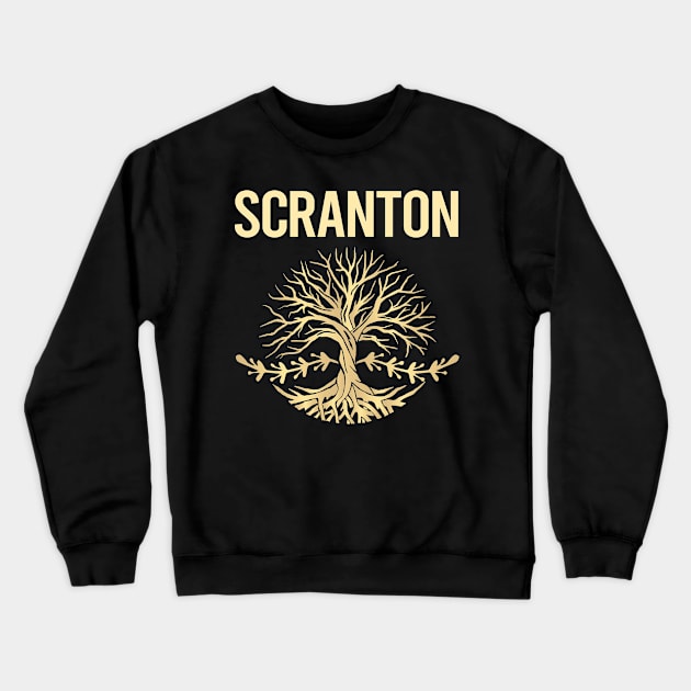 Nature Tree Of Life Scranton Crewneck Sweatshirt by flaskoverhand